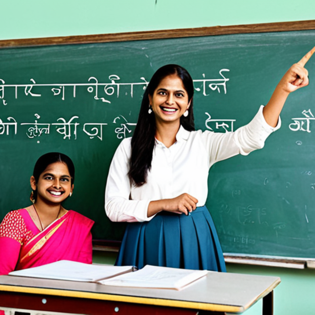 TESOL 강사가 직면하는 도전 과제 - **

"A smiling female teacher in a classroom setting, surrounded by diverse students, all fully clot...