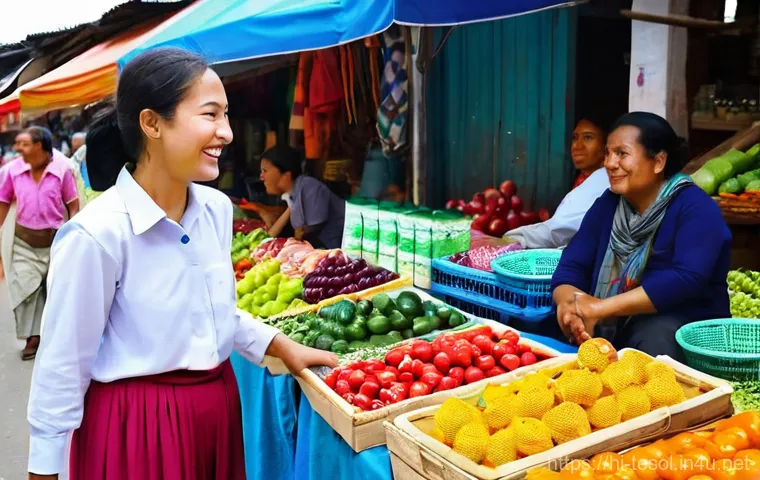 TESOL 강사가 겪는 문화적 도전 - **Respectful Feedback Session:**
    A kind and attentive female TESOL instructor, dressed in modest...