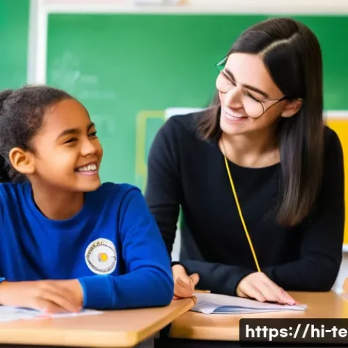 TESOL 학습자 분석 방법 - **Prompt:** A vibrant, sunlit TESOL classroom where students are actively engaged in learning throug...