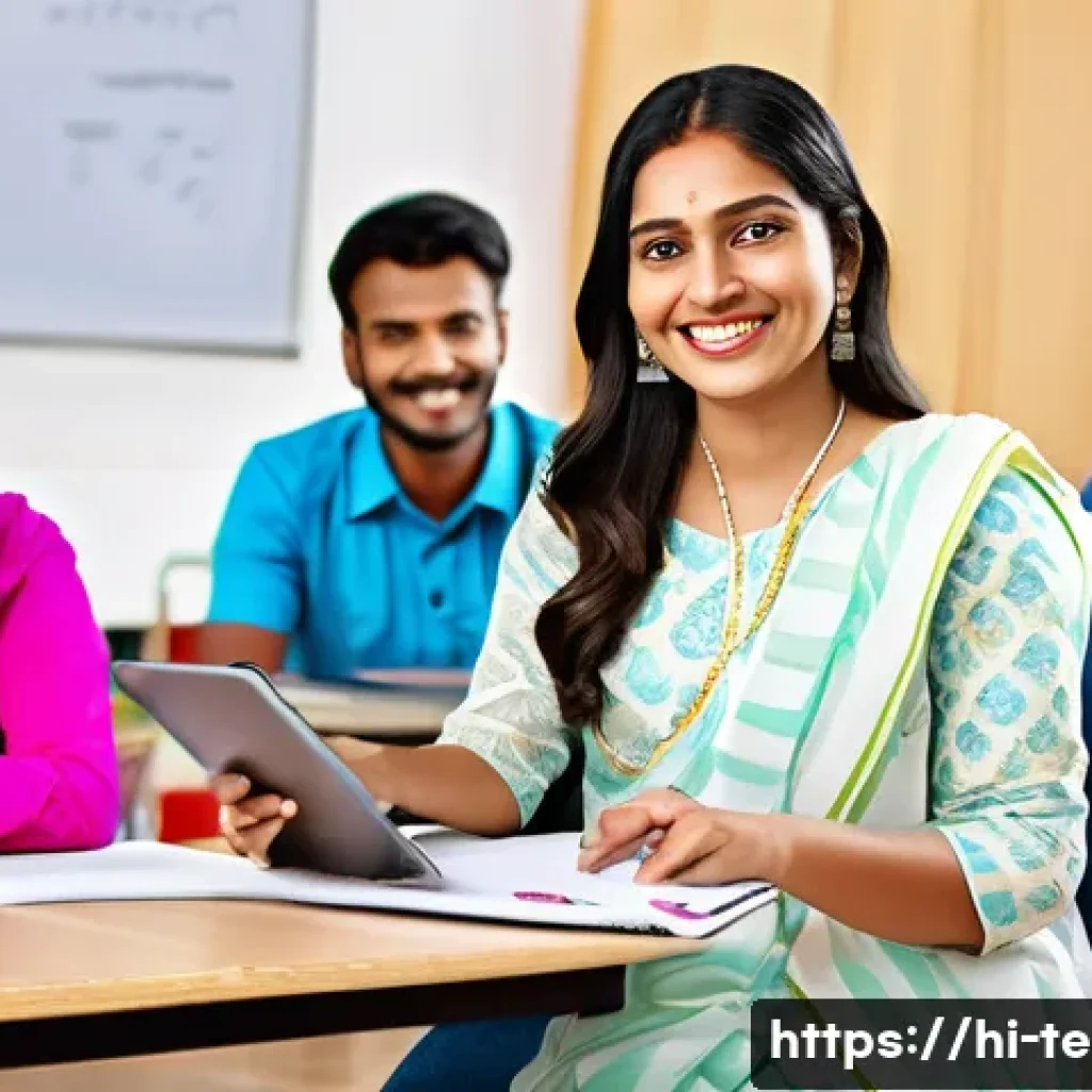 TESOL 강사가 추천하는 연수 프로그램 - A modern TESOL classroom scene featuring a diverse group of adult students from various cultural bac...